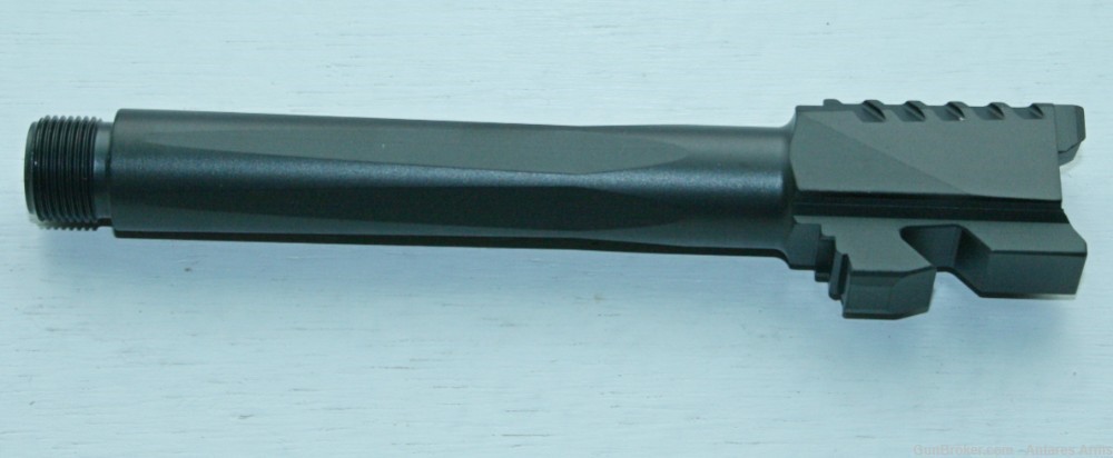 Serrated Threaded Glock 17 G17 barrel Black DLC 9x19 9mm GEN 1-4-img-2