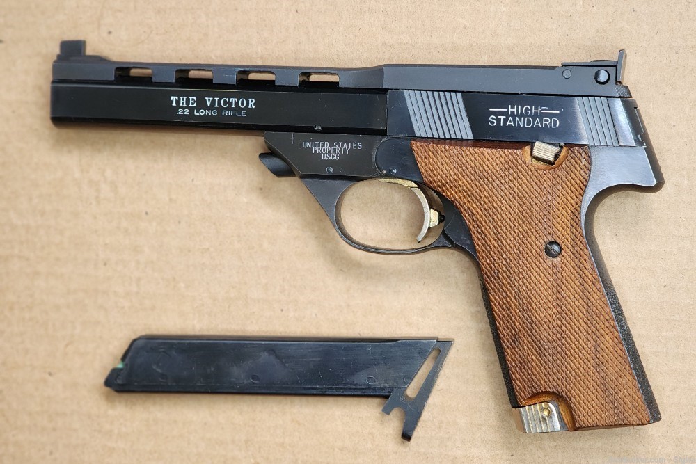 High Standard "The Victor" USCG 22LR pistol-img-0