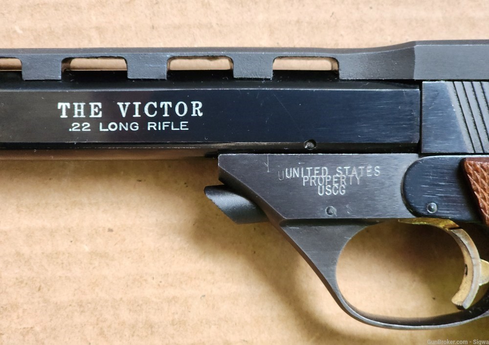 High Standard "The Victor" USCG 22LR pistol-img-3