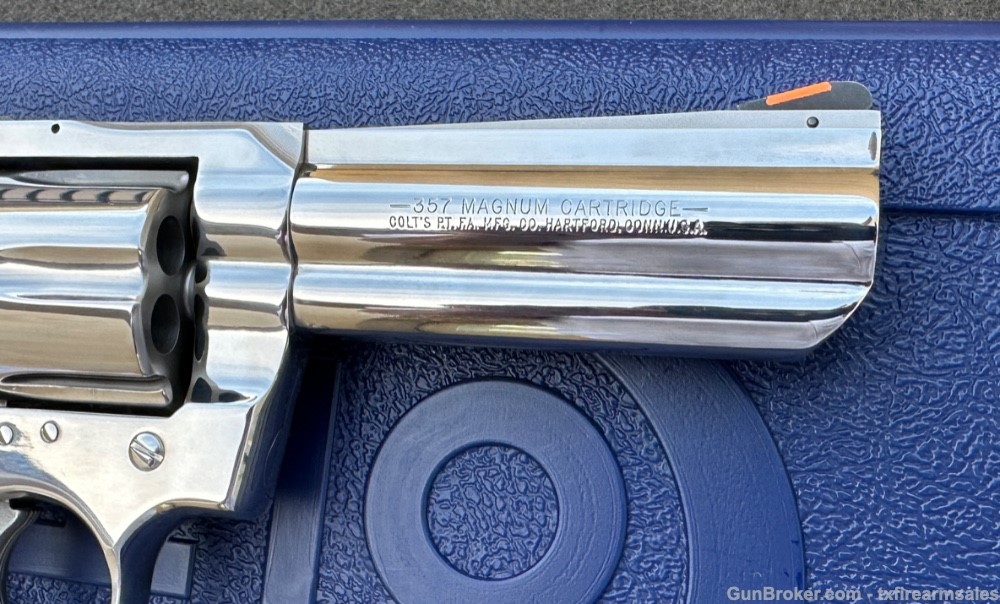 Early Colt King Cobra Custom Bright Stainless 4" .357 Magnum, 3rd-Yr, 1988-img-19