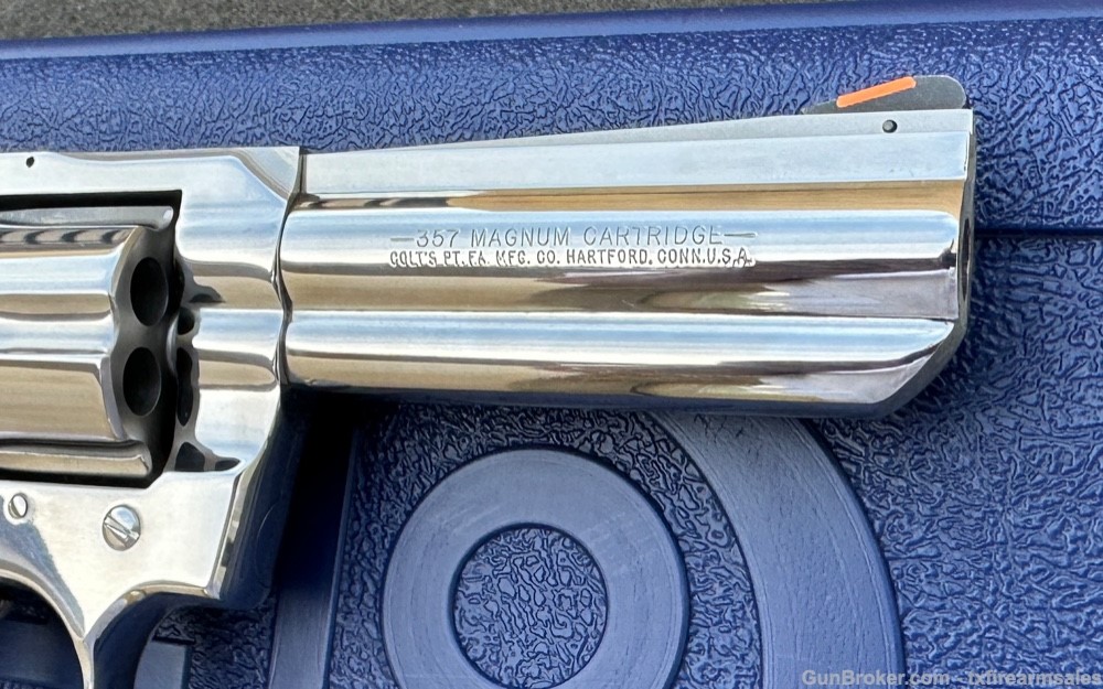 Early Colt King Cobra Custom Bright Stainless 4" .357 Magnum, 3rd-Yr, 1988-img-20