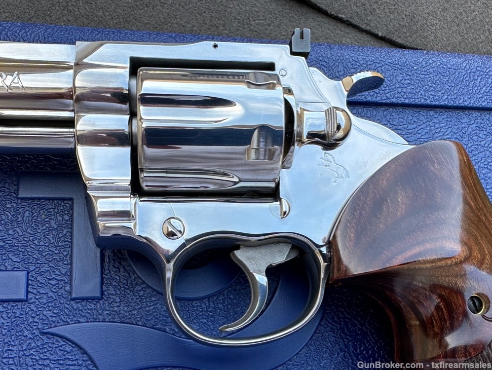 Early Colt King Cobra Custom Bright Stainless 4" .357 Magnum, 3rd-Yr, 1988-img-3
