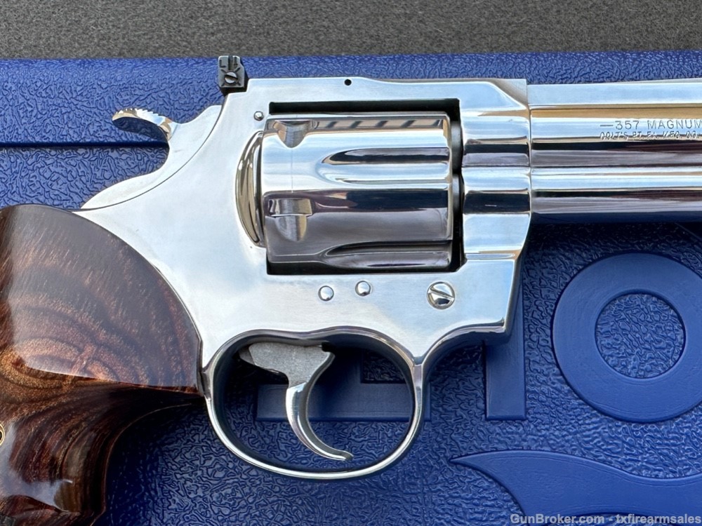 Early Colt King Cobra Custom Bright Stainless 4" .357 Magnum, 3rd-Yr, 1988-img-16