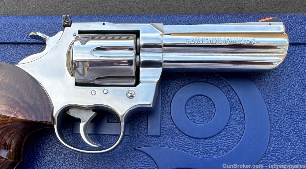Early Colt King Cobra Custom Bright Stainless 4" .357 Magnum, 3rd-Yr, 1988-img-17