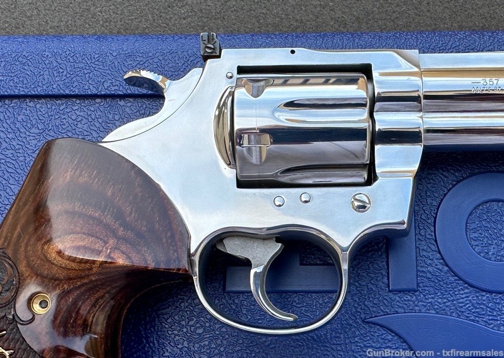 Early Colt King Cobra Custom Bright Stainless 4" .357 Magnum, 3rd-Yr, 1988-img-15