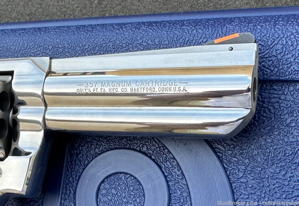 Early Colt King Cobra Custom Bright Stainless 4" .357 Magnum, 3rd-Yr, 1988-img-21