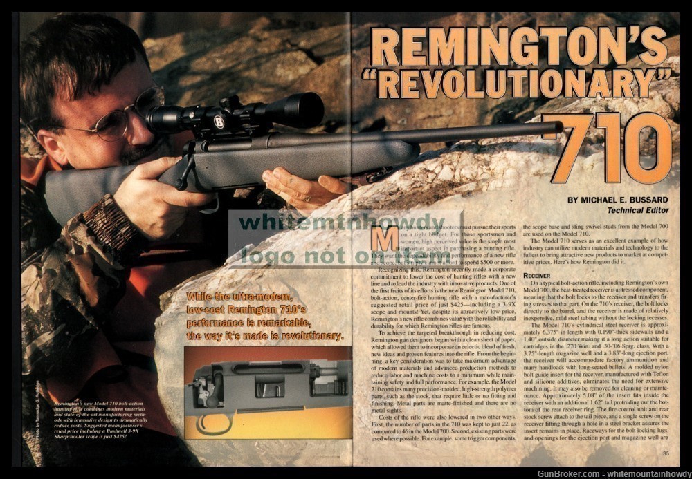 2001 REMINGTON 'S Revoilutionary 710 Rifle 5-page Article-img-0