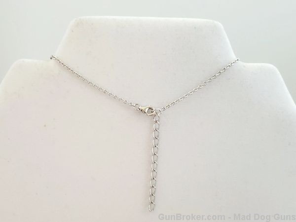 Yagi Designs Necklace. Simulated Diamonds. White Gold. Y10. *REDUCED*-img-3