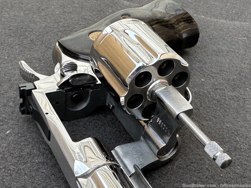 Colt Python Custom Bright Polished Stainless 4" .357 Magnum, 1983-img-40