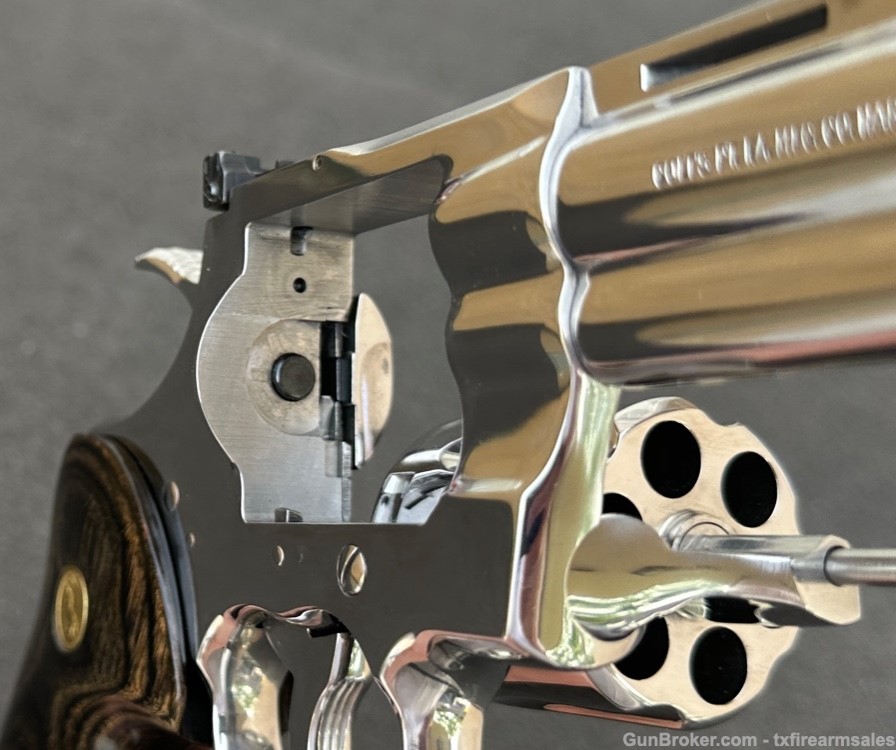 Colt Python Custom Bright Polished Stainless 4" .357 Magnum, 1983-img-35