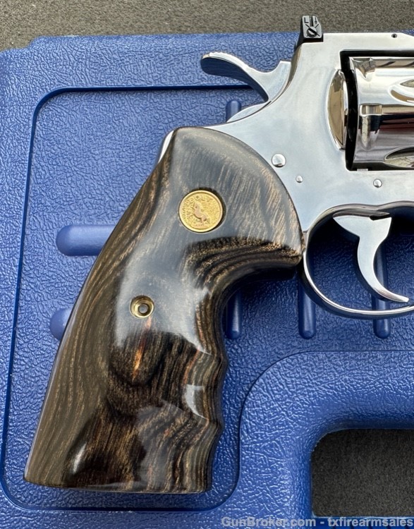 Colt Python Custom Bright Polished Stainless 4" .357 Magnum, 1983-img-14