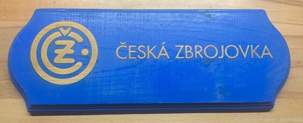 Custom Made CZ Czech Wood Sign-img-0