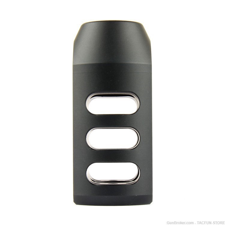 TACFUN Tanker Style Muzzle Brake 3/4x24 TPI /w Jam Nut for .50 Beowulf-img-2