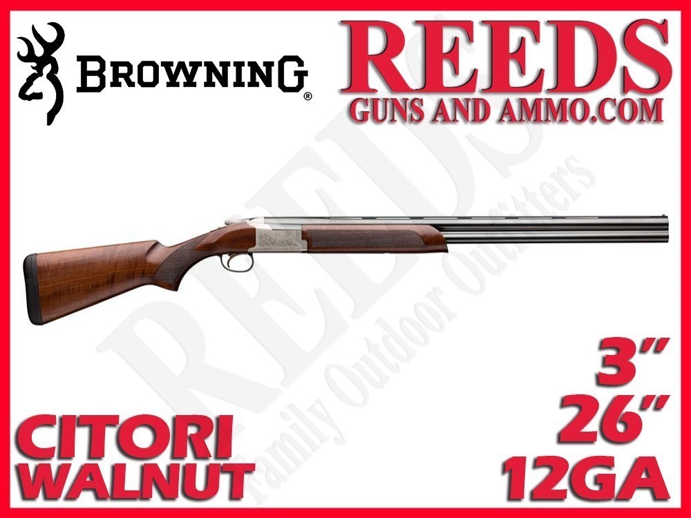 Browning Citori 725 Field Walnut 12 Ga 3in 26in 0181653005-img-0