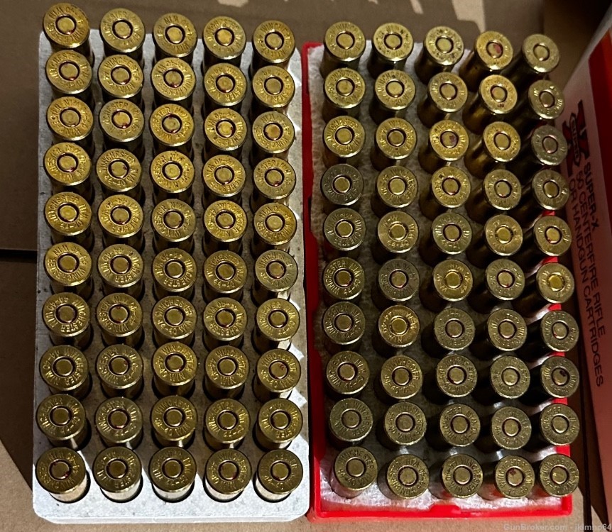 100 rounds of Winchester 44-40 Win 44 WCF 200 grain SP ammo-img-1