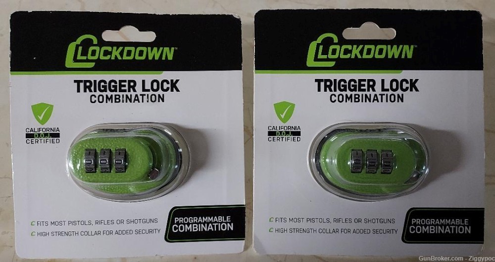 2 Factory New Lockdown Brand Combination Trigger Locks-Both One Price-img-0