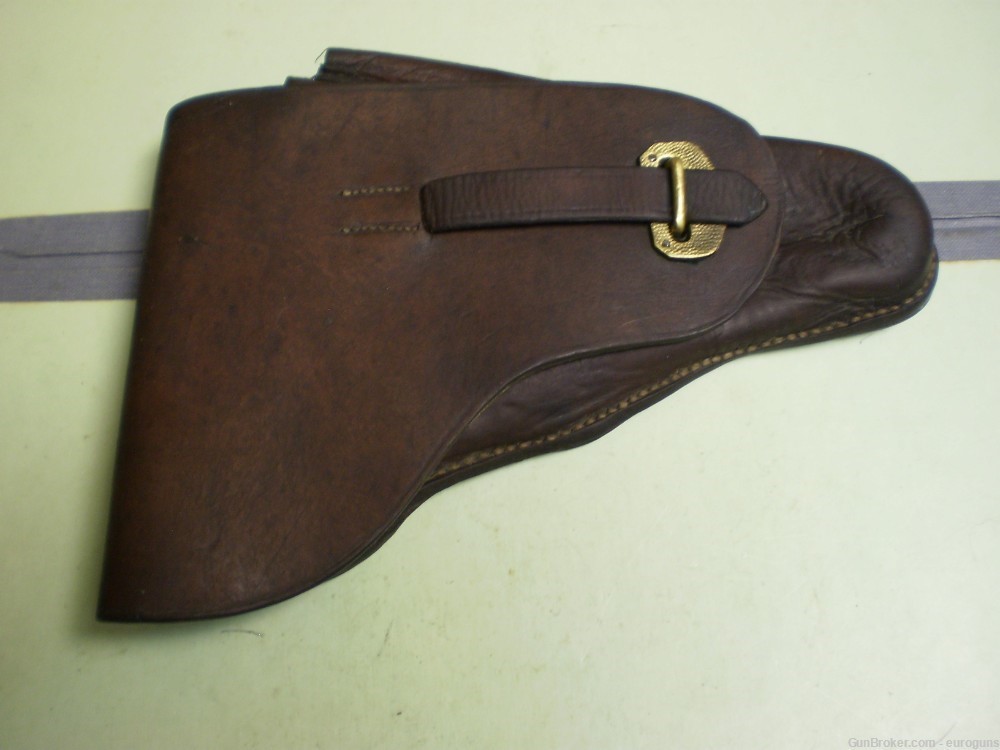 MILITARY WWII AUTO PISTOL HOLSTER, UNMARKED-img-0