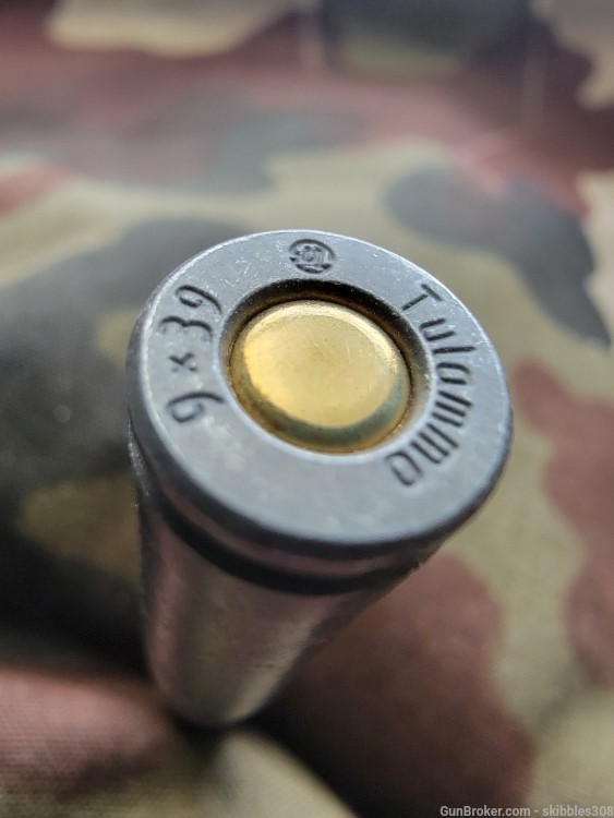one round real Russian 9x39 FMJ 245gr  ammo VSS Vintorez VA-img-1