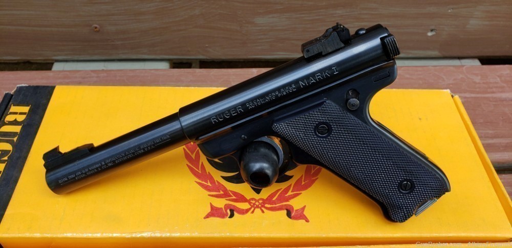 Ruger Mark I Target Pistol, 22 LR, 5.5" Bull Barrel, Circa 1982, LNIB-img-1