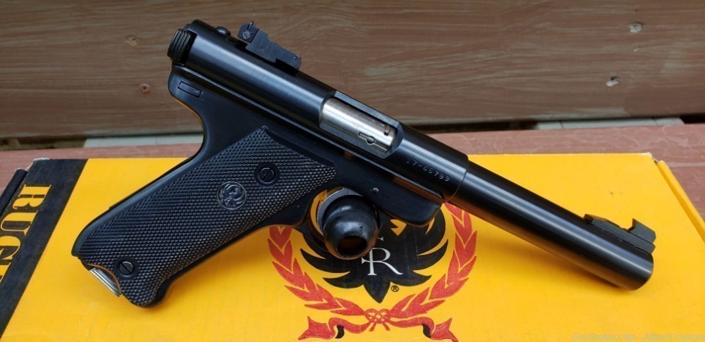 Ruger Mark I Target Pistol, 22 LR, 5.5" Bull Barrel, Circa 1982, LNIB-img-0