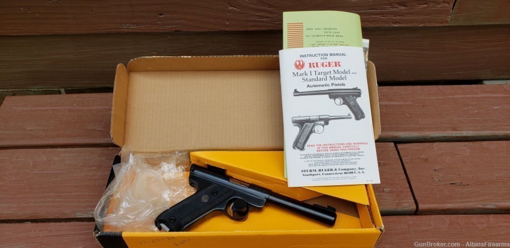 Ruger Mark I Target Pistol, 22 LR, 5.5" Bull Barrel, Circa 1982, LNIB-img-5