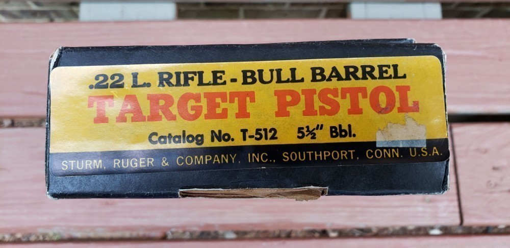Ruger Mark I Target Pistol, 22 LR, 5.5" Bull Barrel, Circa 1982, LNIB-img-3
