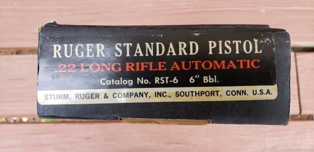 Ruger Standard Pistol, 22LR, 6" Barrel, Circa 1982 - Like New In Box-img-3