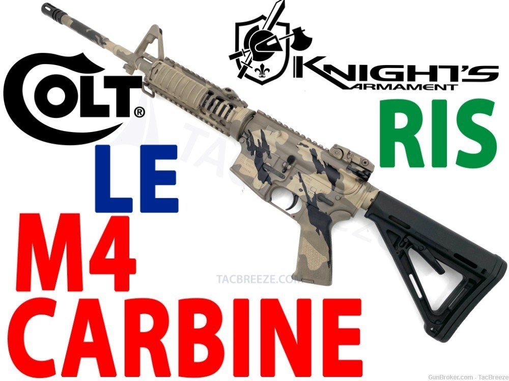 COLT M4 CARBINE AR15 KAC RIS RAIL 5.56 16" KAC RAS LE COLT CARBINE M4 COLTS-img-0