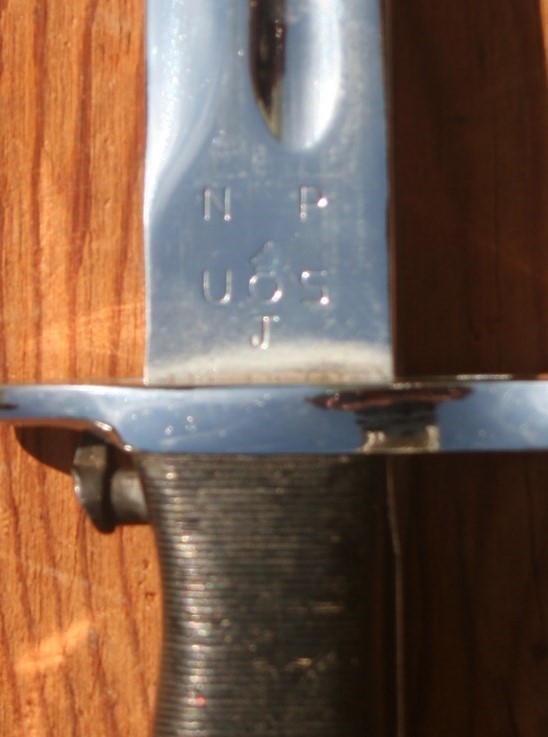 USGI Garand bayonet N P marked - rare-img-2