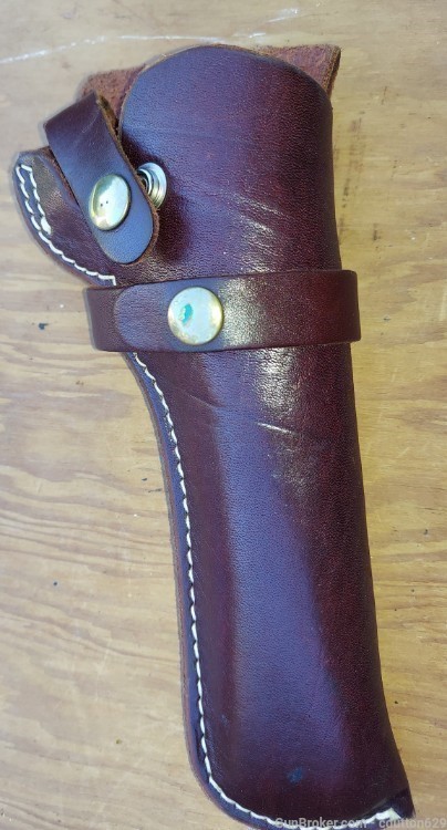 TRIPLE K RH brown leather holster 310 BP8 Remington 1858 -img-0