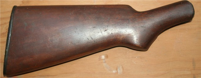 Shotgun buttstock with Browning horn buttplate-img-0