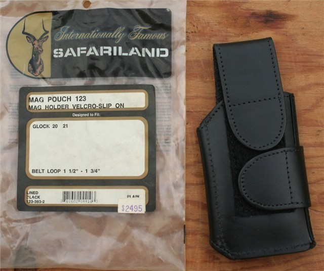 Safariland mag holder velcro slip on Glock17 20 23-img-0