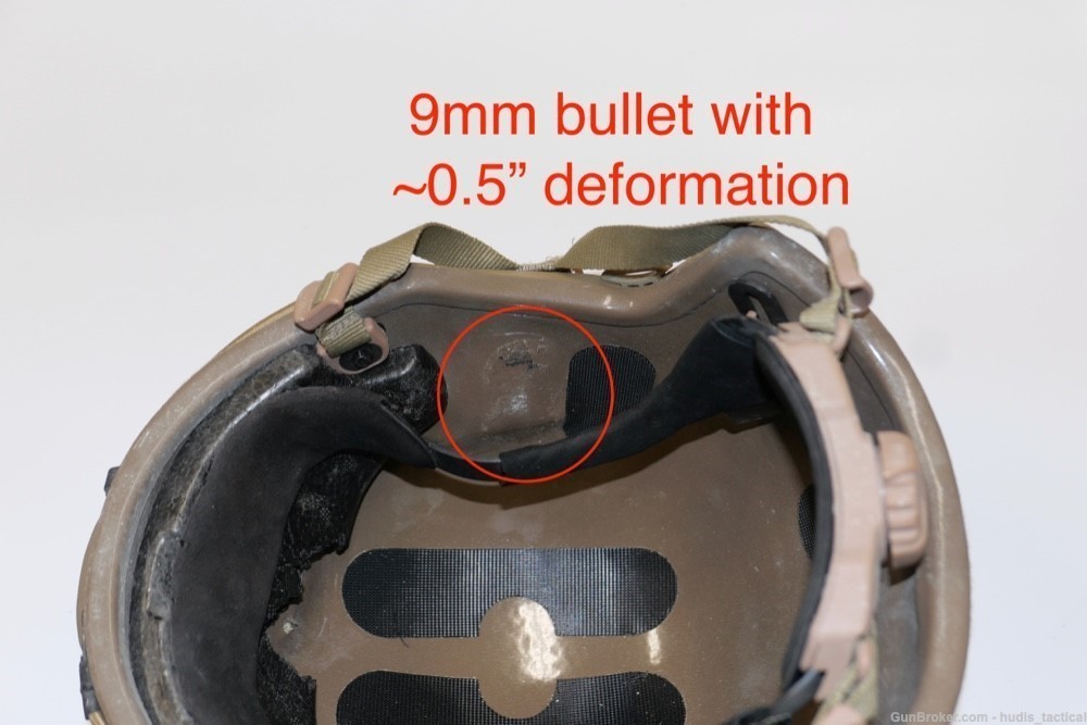 Level IIIA 3A ballistic helmet, high cut, made with Kevlar - video-img-7