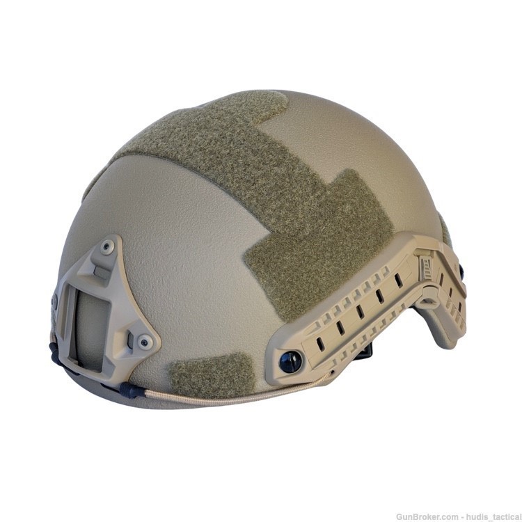 Level IIIA 3A ballistic helmet, high cut, made with Kevlar - video-img-2