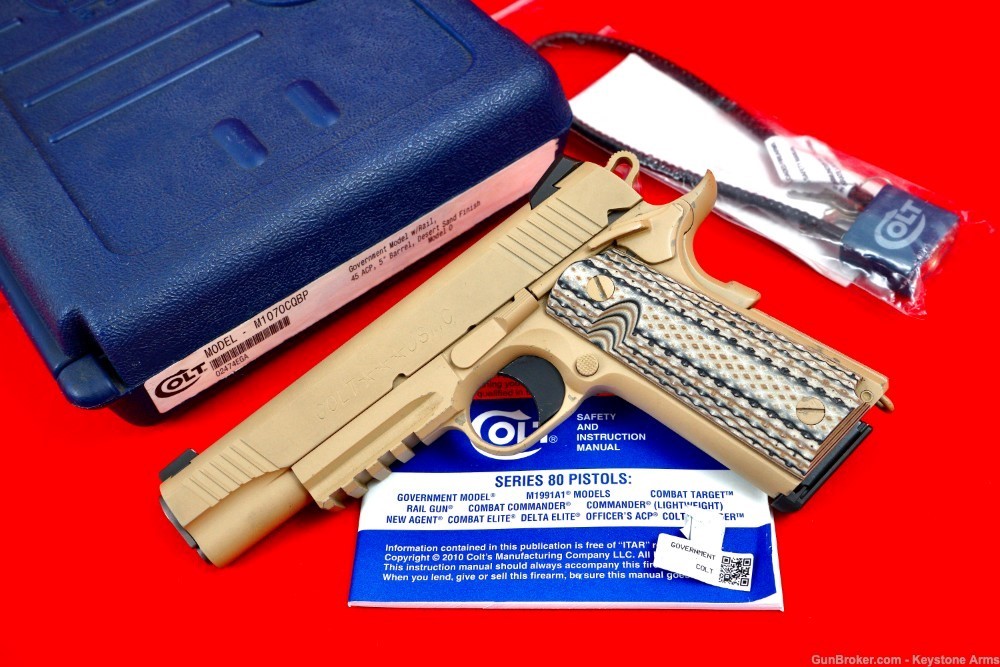 Rare Colt USMC M1070CQBP .45 Special Run Only Sold to High-Up Colt Employee-img-18