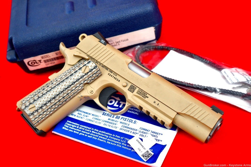 Rare Colt USMC M1070CQBP .45 Special Run Only Sold to High-Up Colt Employee-img-6