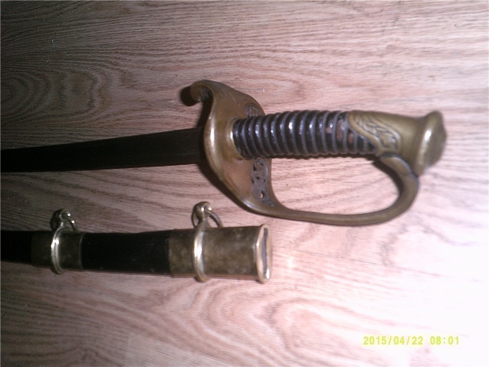CIVIL WAR FOOT OFFICERS SWORD -REDUCED ! antique-img-1