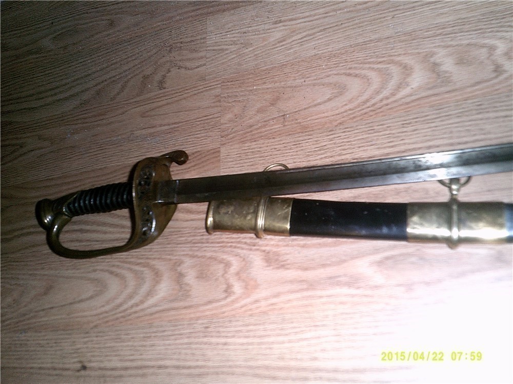 CIVIL WAR FOOT OFFICERS SWORD -REDUCED ! antique-img-4