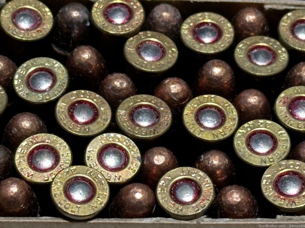 50 rounds of Western 32 Long Colt 82 grain Lubaloy brass cased ammo-img-3