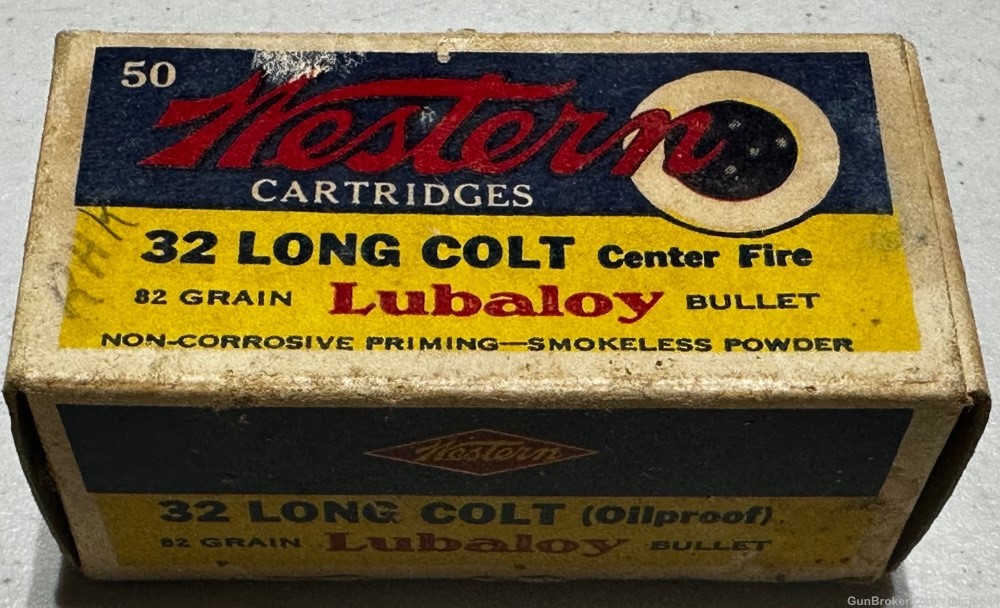50 rounds of Western 32 Long Colt 82 grain Lubaloy brass cased ammo-img-0