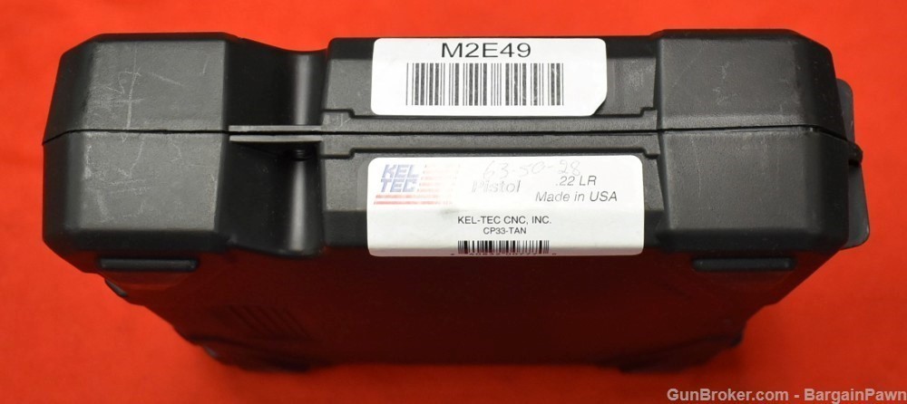 NOS Kel-Tec CP33 22LR 5.5" TB Tan / Black 2-mags case CP-33 .22 33rd-img-27