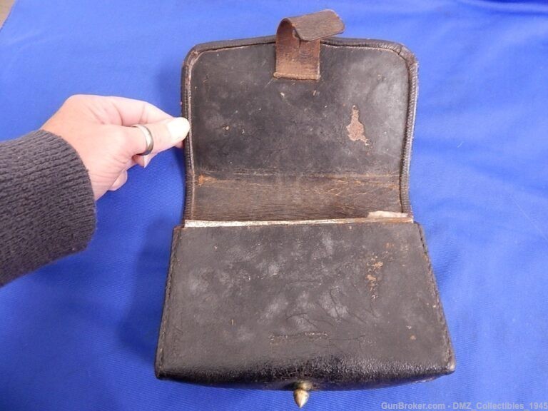 1850s Pre Civil War US Pistol Cartridge Box-img-1