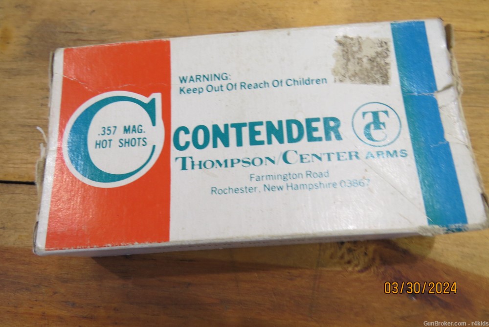 Thompson Center Contender HOT SHOT ammo 357 Mag  #6 shot 20 rounds-img-0