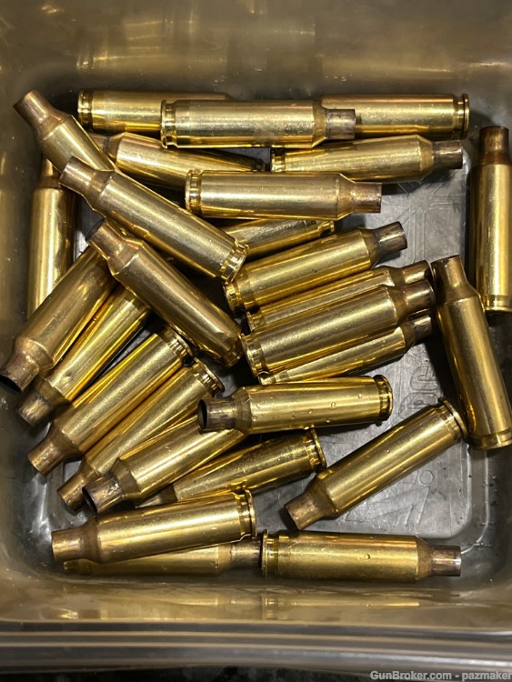 Once -fired Brass 6.5 Creedmoor, 6.5 CM Starline & Winchester - 28 count-img-0