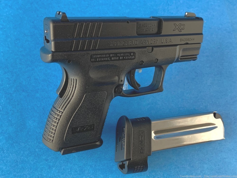 Springfield XD Sub-Compact 3" Black 9mm 10 Rd (XD9801) - NIB-img-1