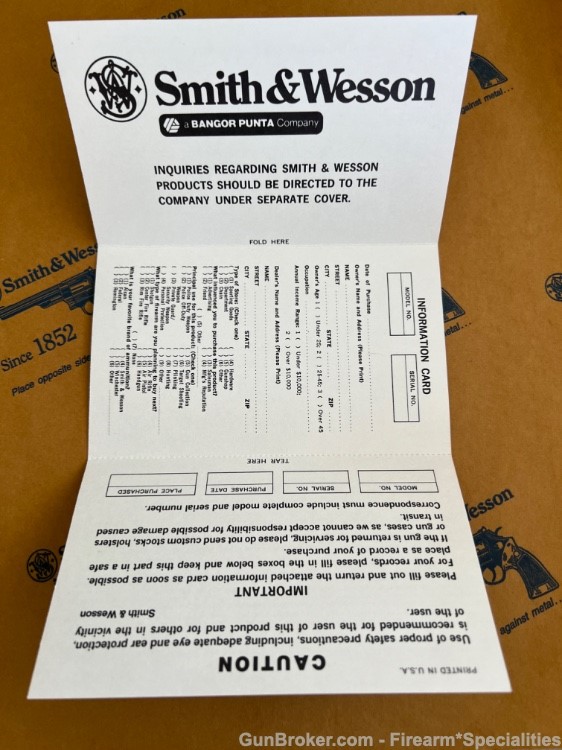 SMITH AND WESSON MODEL 586 REVOLVER FACTORY DOCUMENTS-img-14