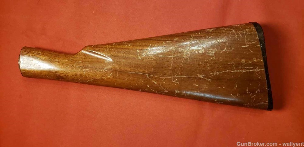 Colt Colteer Wood Stock Butt Plate Bolt 22 rifle gun part vintage          -img-1