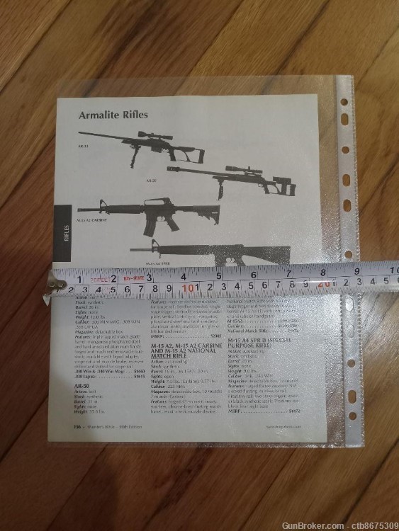 2006 Armalite Rifles AR-10A2 Carbine AR-10B AR-10T Rifle Advertisement-img-0