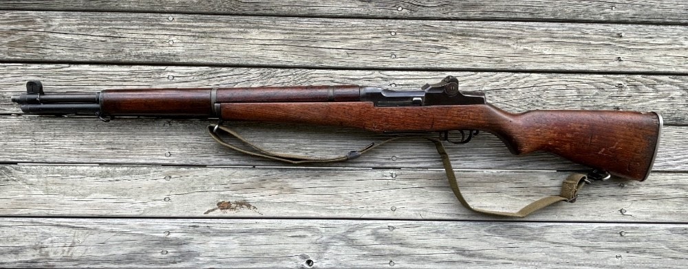 WWII WW2 us springfield M1 garand rifle lockbar uncut 1945 correct matching-img-13