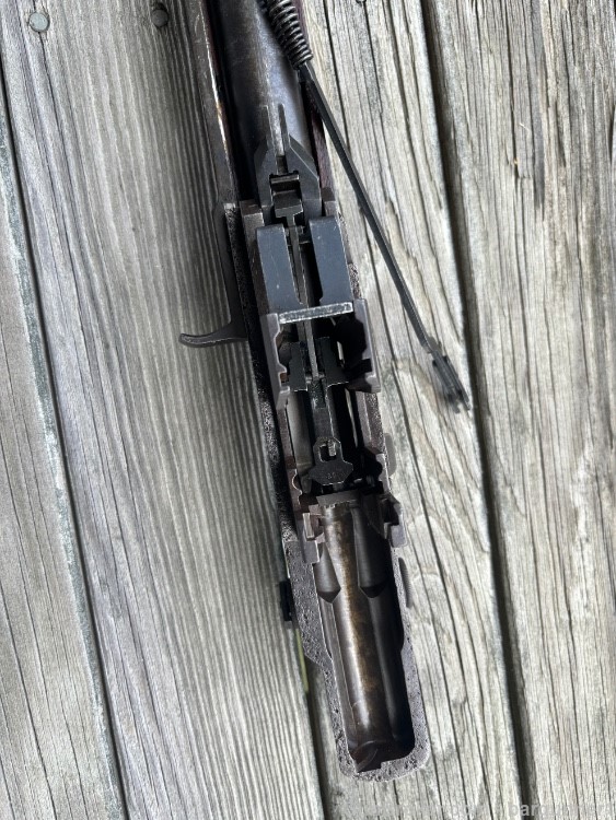 WWII WW2 us springfield M1 garand rifle lockbar uncut 1945 correct matching-img-7